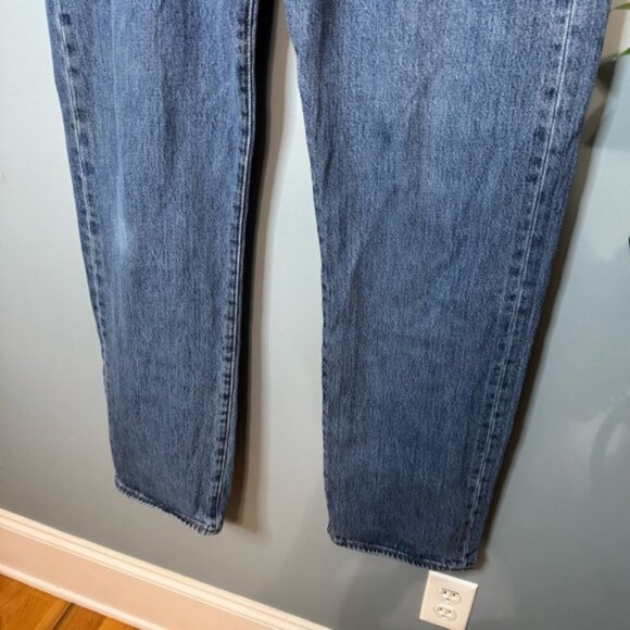 Levi's 501 Button Fly Jeans Denim Men's Blue. Size 36x32 (actual 35x30.5) - Picture 4 of 12